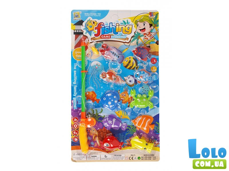 Рыбалка магнитная, 10 рыбок