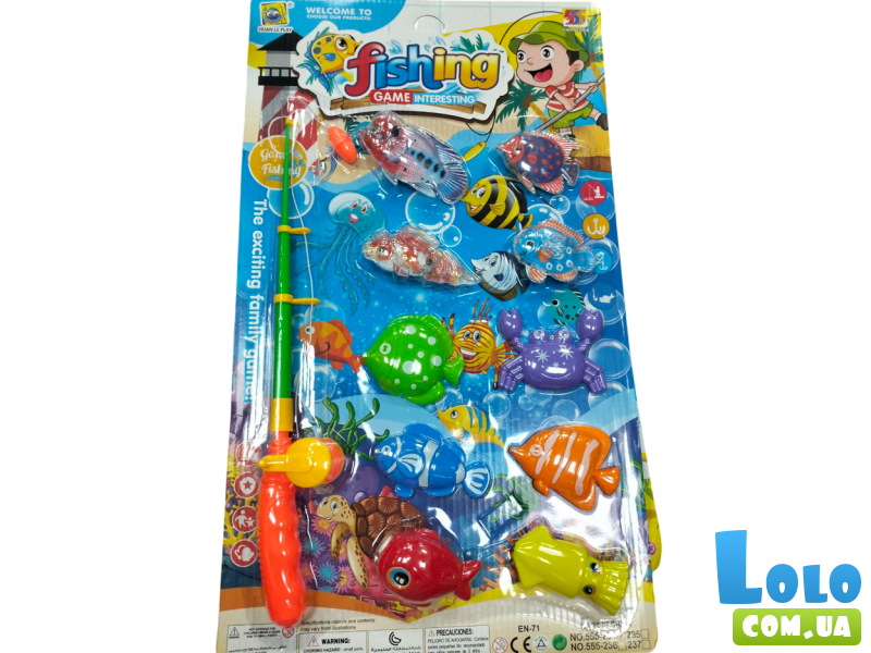 Рыбалка магнитная, 10 рыбок