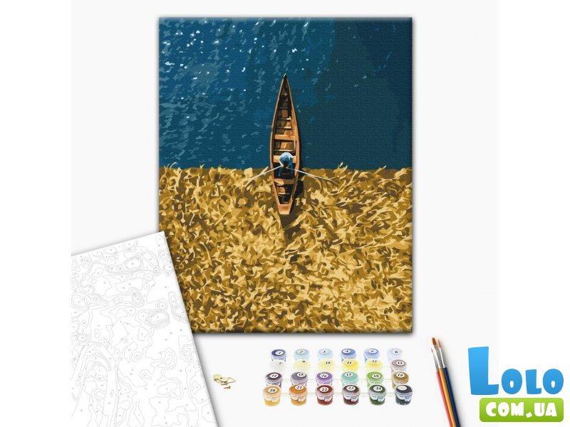 Картина по номерам Озеро Свитязь ©Roksolana Baran, Brushme (40х50 см)