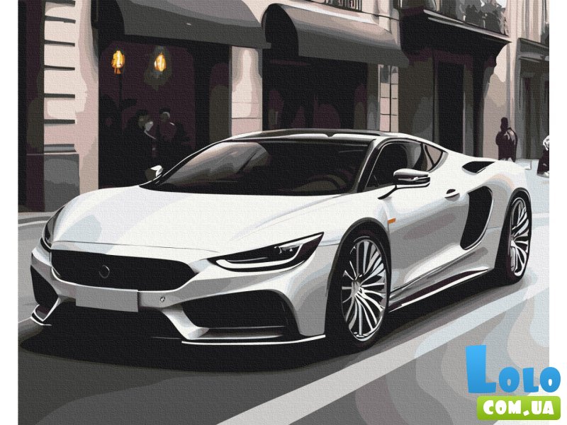 Картина по номерам Авто в мегаполисе, Brushme (40х50 см)