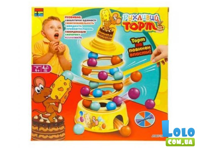 Настольная игра Подвижный торт, Kingso Toys