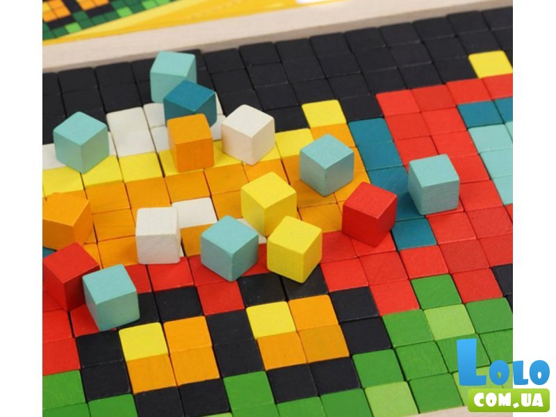 Деревянная мозаика Машины, Cubika, 400 эл.