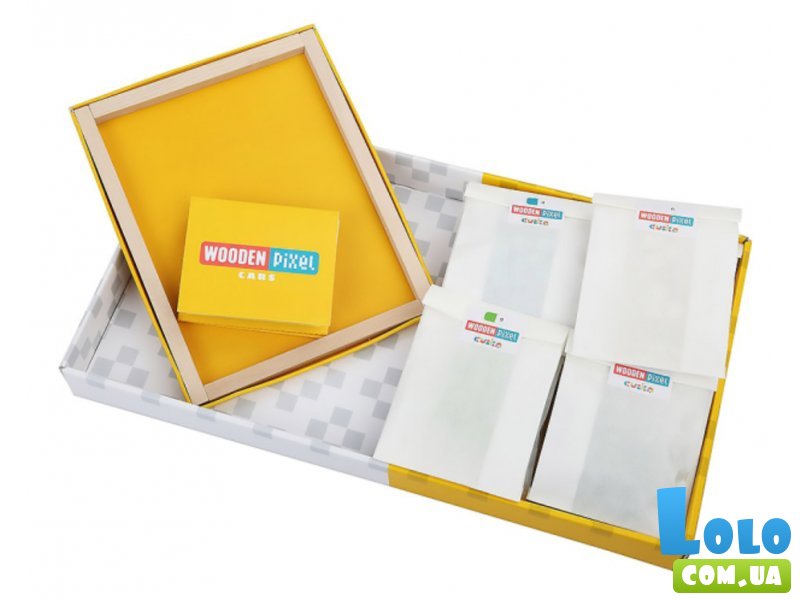 Деревянная мозаика Машины, Cubika, 400 эл.