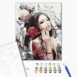 Картина по номерам Девушка с татуировкой дракона, Brushme (40х50 см)