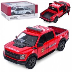 Машина металлическая Ford Raptor F-150 Police/Firefighter, Kinsmart (в ассортименте)