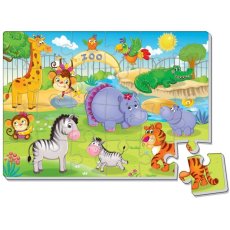 Мягкий беби пазл магнитный Зоопарк, Vladi Toys, 24 эл.