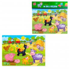 Пазлы мягкие Ферма, Vladi Toys, 24 эл.