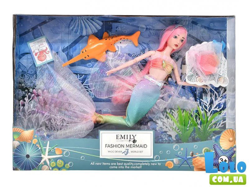 Кукла Русалочка Emily с аксессуарами
