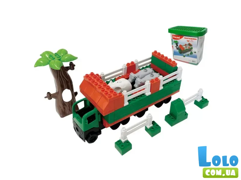 Конструктор Грузовая машина, Doloni Toys (013888/10), 95 дет.