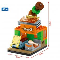 Конструктор Магазин барбекю, Sembo Block (601004), 80 дет.