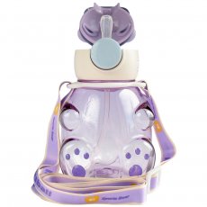 Бутылка для воды с трубочкой детская Бейсбол (фиолетовая), 750 мл