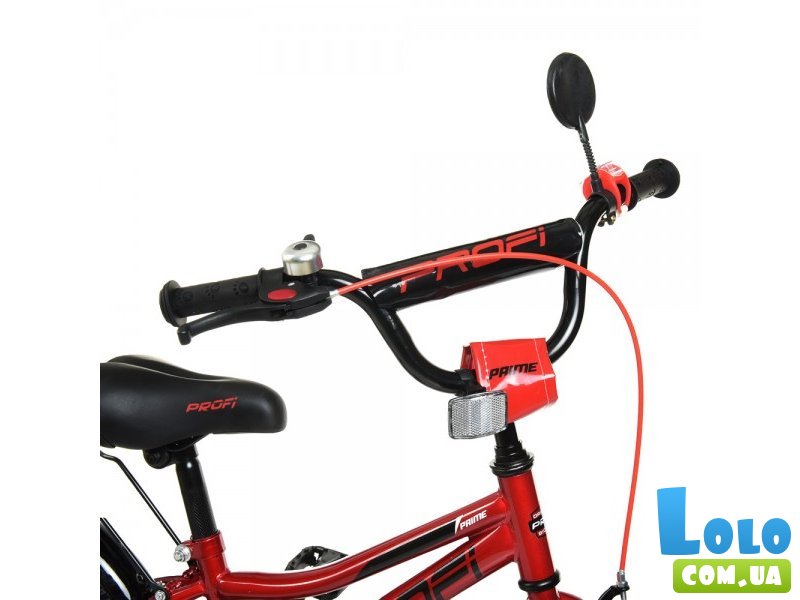 Велосипед двухколесный Prime Red, Profi, 14" (красный)