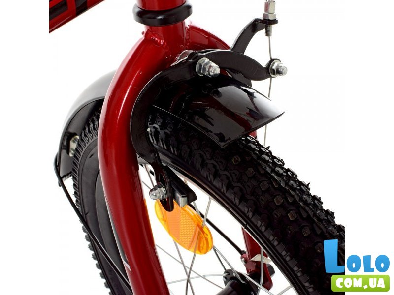 Велосипед двухколесный Prime Red, Profi, 18" (красный)