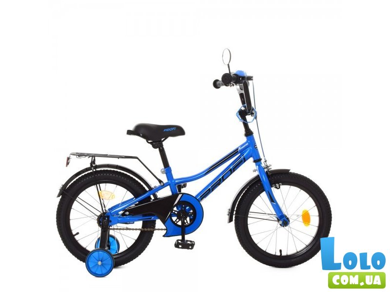 Велосипед двухколесный Prime Blue, Profi, 18" (синий)