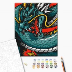 Картина по номерам Королевский дракон, Brushme (40х50 см)