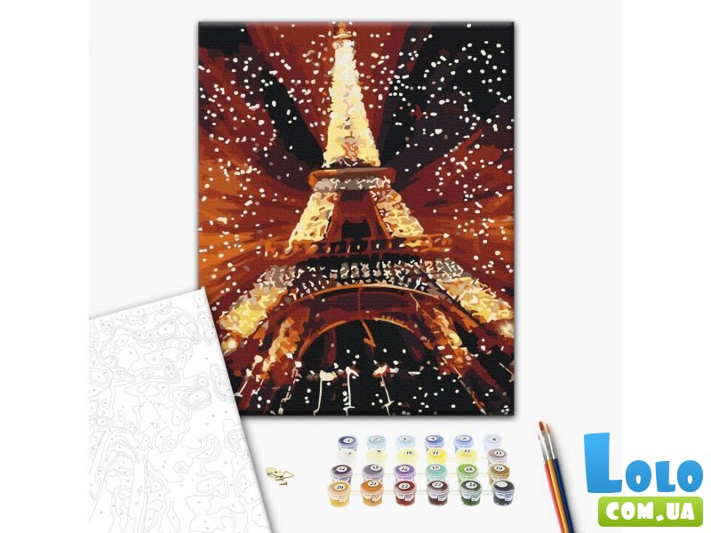 Картина по номерам Праздник в Париже, Brushme (40х50 см)