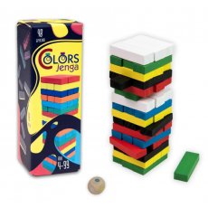 Настольная игра Colors Jenga, Strateg