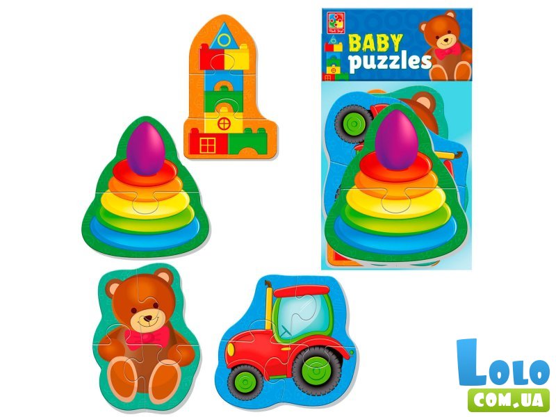 Беби пазлы Малыш сможет. Игрушки, Vladi Toys