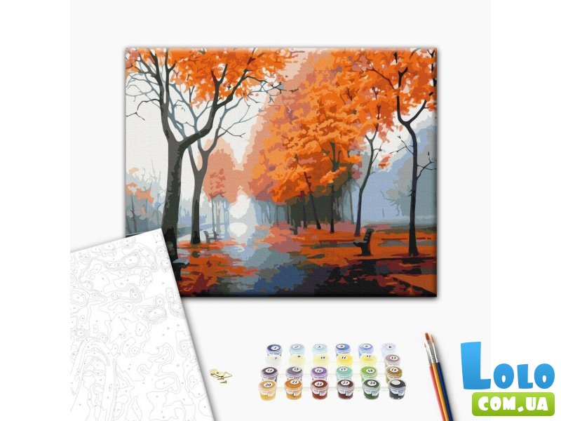Картина по номерам Осеннее сочетание, Brushme (40х50 см)