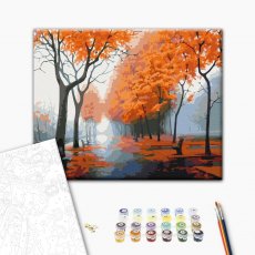 Картина по номерам Осеннее сочетание, Brushme (40х50 см)