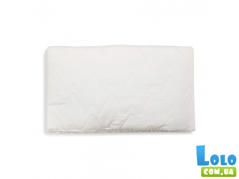 Бампер стеганный в кроватку Premium 200, Twins (светло-бежевый)