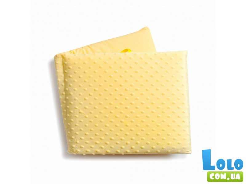 Бампер в кроватку Premium Minky, Twins (желтый)