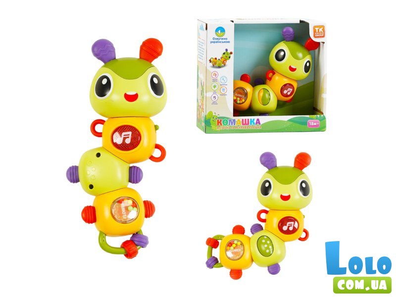 Музыкальная погремушка Букашка, TK Group