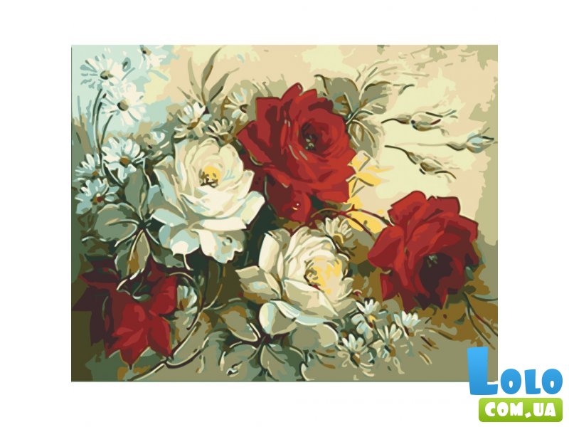 Картина по номерам Помпезные розы, Art Craft (40х50 см)