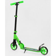 Самокат двухколесный, Best Scooter (зелено-черный)