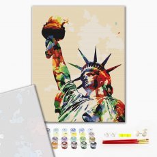 Премиум картина по номерам Краски свободы, Brushme (40х50 см)