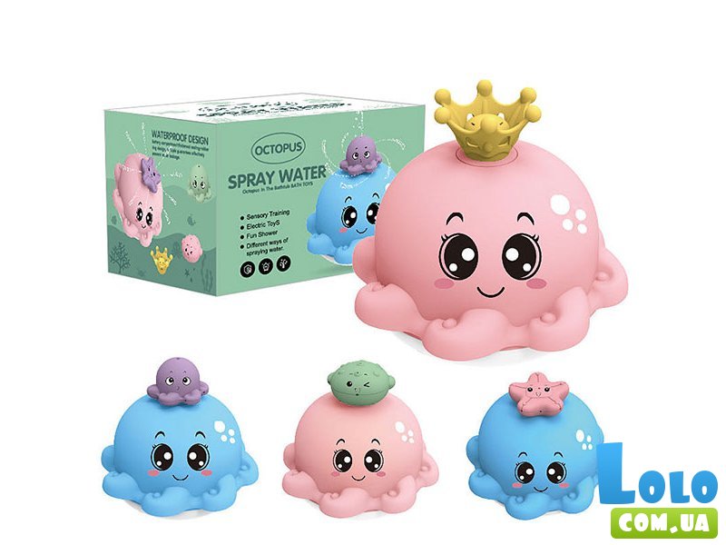 Игрушка для ванны Осьминог (в ассортименте)