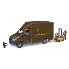 Машина Mercedes Sprinter курьерской службы UPS с фигуркой, Bruder