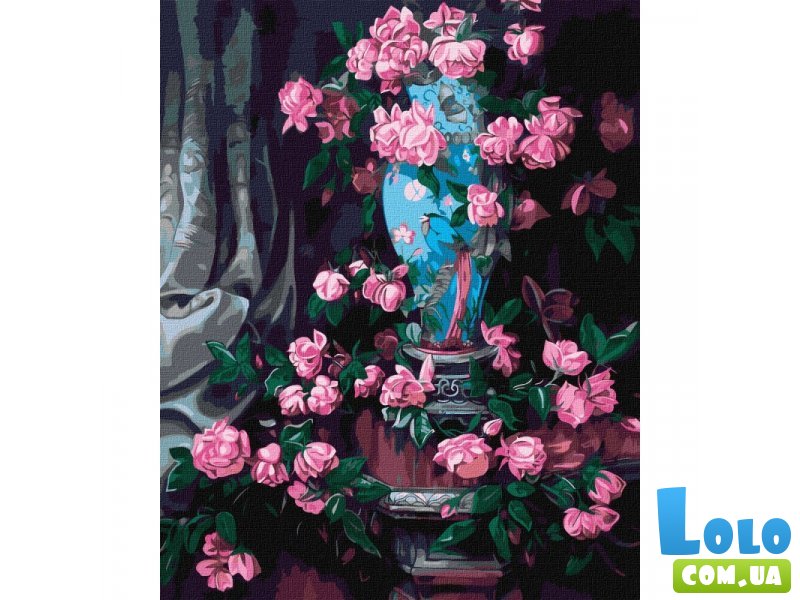 Картина по номерам Удивительные розы, Идейка (40х50 см)