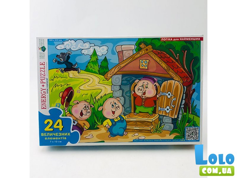 Пазлы Три поросенка, Энергия плюс, 24 эл.