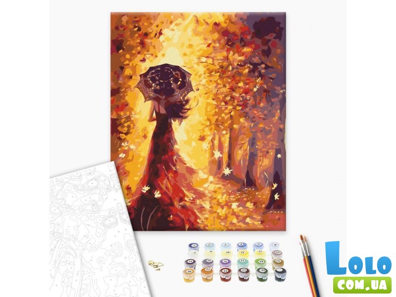 Картина по номерам Золотая осень, Brushme (40х50 см)