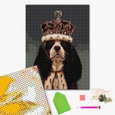 Алмазная мозаика Король Чарльз ©Lucia Heffernan (DBS1226), Brushme (40х50 см)