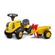 Детский трактор-каталка с прицепом Komatsu, Falk