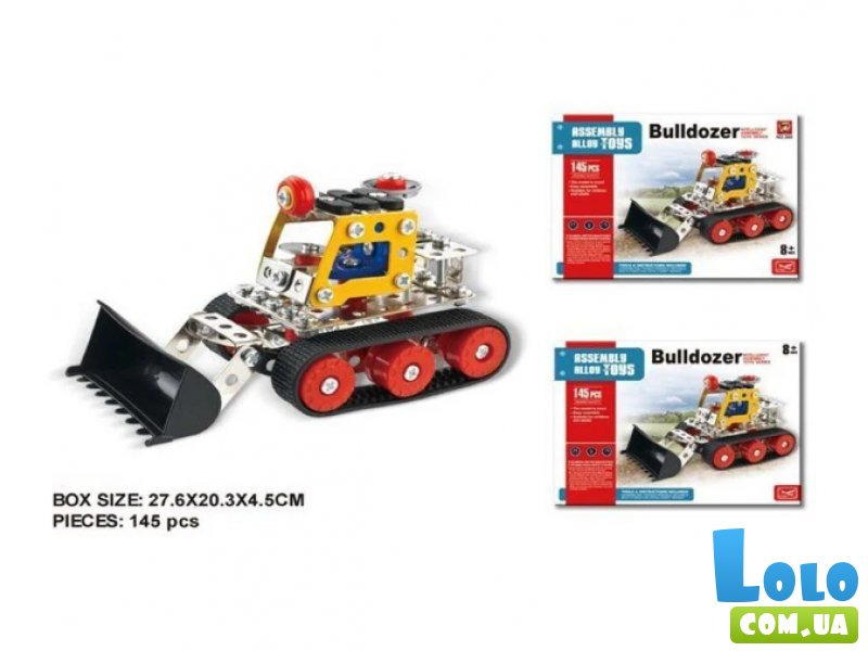 Конструктор Бульдозер (565), 145 дет.