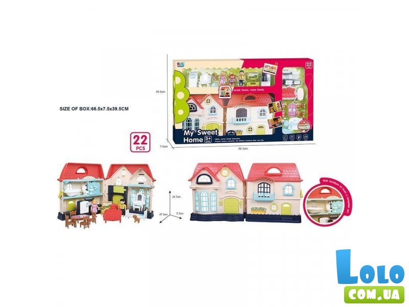 Домик для кукол на батарейках