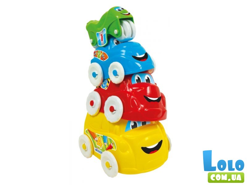 Игрушка-пирамидка Fun Vehicles, Clementoni