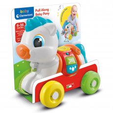 Игрушка-каталка музыкальная Pull Along Baby Pony, Clementoni