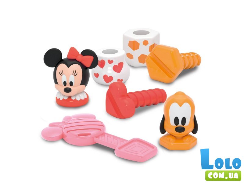 Развивающая игрушка Minnie & Pluto Build & Play, серия Disney Baby, Clementoni