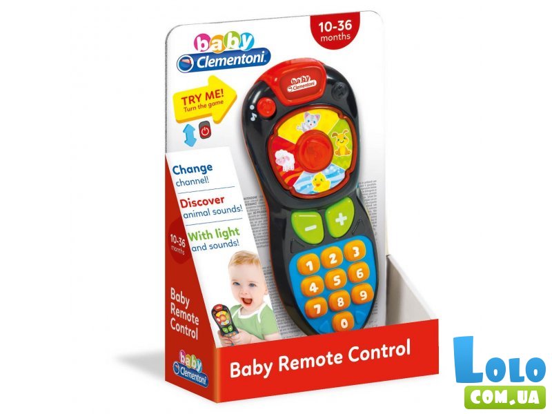 Музыкальная игрушка Baby Remote Control, Clementoni