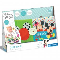 Мягкая игрушка-книга Soft Book, серия Disney Baby, Clementoni