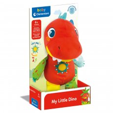 Мягкая музыкальная игрушка My Little Dinosaur, Clementoni, 27,5 см