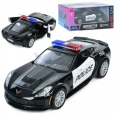 Машина металлическая Chevrolet Corvette Grand Sport Полиция, АвтоСвіт
