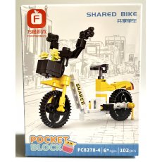 Конструктор Велосипед Shared bike (FC8278-4), 102 дет.