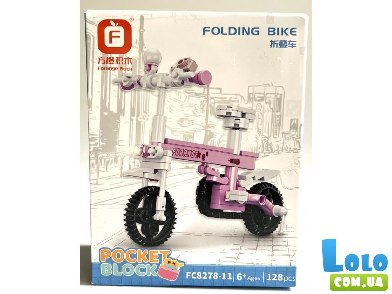 Конструктор Велосипед Folding bike (FC8278-11), 128 дет.