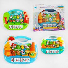 Музыкальная игрушка пианино Зверюшки малыши, WToys (в ассортименте)