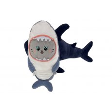 Мягкая игрушка Кот в акуле, 55 см